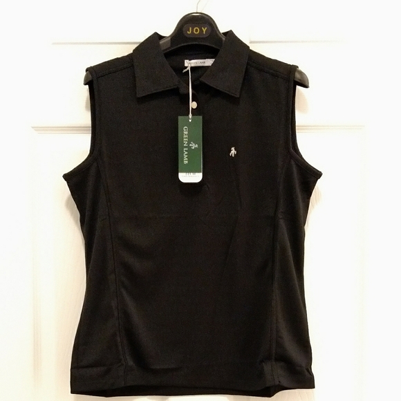 Green Lamb (Ireland) sleeveless polo - NWT - Picture 2 of 14